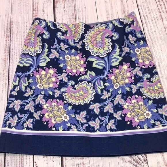Talbots skirt floral size 0 petite - Picture 3 of 9